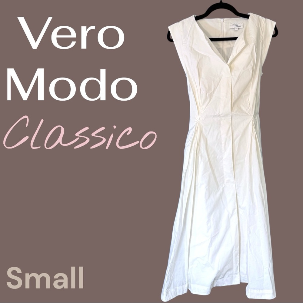 Vero Moda Classico Cream Dress